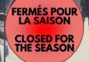 Les patinoires extérieure sont maintenant fermé pour la saison