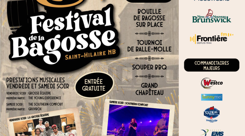 C’est le Festival de la Bagosse du 21 au 24 août 2025 