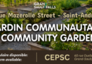 Le Jardin communautaire de Saint-André est prêt à accueillir les jardiniers