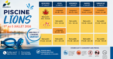 Piscine Lions : voici l’horaire du 1er au 5 juillet